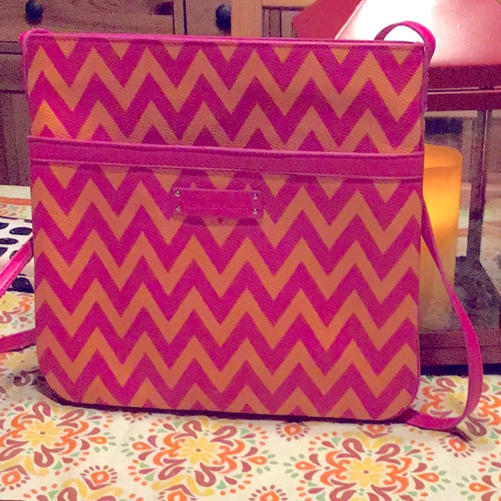 Crossbody purse and soft material pouch to match